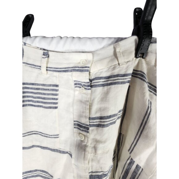 POLO Ralph Lauren Womens Linen Maxi Skirt Striped Old Money Nautical 10 - Picture 4 of 6